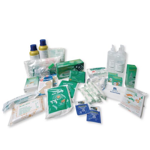 contenuto cassetta pronto soccorso grande